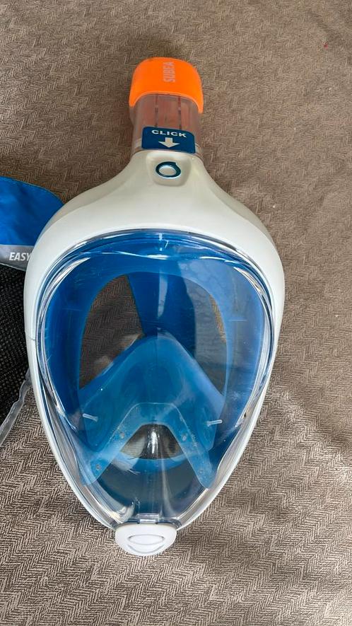 Subea Easybreath masker geschikt voor kinderen vanaf 10 jaar, Watersport en Boten, Snorkelen, Zo goed als nieuw, Snorkelmasker