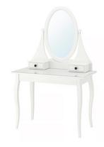 IKEA Hemnes Kaptafel met Spiegel, Huis en Inrichting, Tafels | Kaptafels, Gebruikt, 100 tot 150 cm, Hout, 50 tot 100 cm