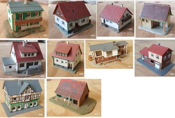 Te koop diverse huisjes N schaal deel 1 beschikbaar voor biedingen