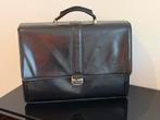 Degelijke leren tas met laptopvak, Computers en Software, Laptoptassen, Ophalen, 16 inch, Gebruikt, Aktetas