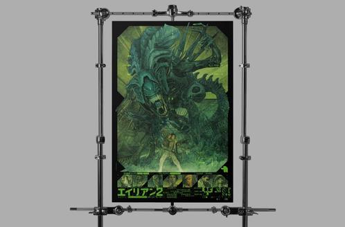 Aliens zeefdruk filmposter Krzysztof Domaradzki 6/23, Antiek en Kunst, Kunst | Litho's en Zeefdrukken, Ophalen