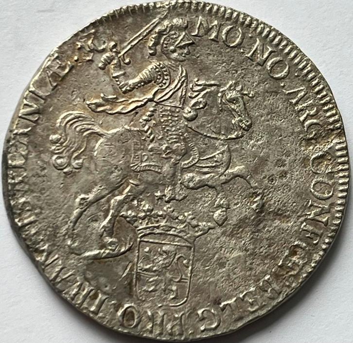Overijssel zeldzame dukaton 1742 wrakvondst de Hollandia, Postzegels en Munten, Munten | Nederland, Losse munt, Overige waardes