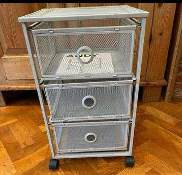 Vintage metalen ladenkastje Ikea Andy beschikbaar voor biedingen