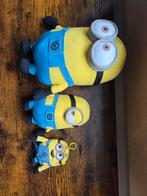 Minions Knuffel Set - 3 stuks, Ophalen, Zo goed als nieuw, Overige typen