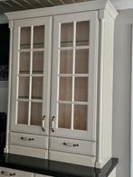 Keukenkastje vitrine kast opzetkast, Huis en Inrichting, Ophalen, Crème, Gebruikt, 100 tot 150 cm