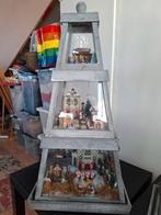 Kerst decoratie 2 piramides met licht, Diversen, Kerst, Ophalen of Verzenden, Gebruikt