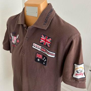 Prachtig Paul & Shark Yachting Polo shirt mt. xl bruin AKTIE beschikbaar voor biedingen