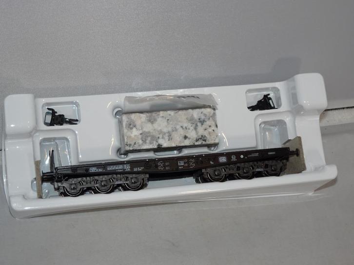 Marklin 48663 zwaarlastwagon met granietblok NIEUW OVP (#730, Hobby en Vrije tijd, Modeltreinen | H0, Nieuw, Locomotief, Gelijkstroom