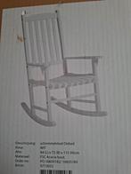 Witte houten schommelstoel, Huis en Inrichting, Stoelen, Ophalen, Nieuw, Wit, Eén