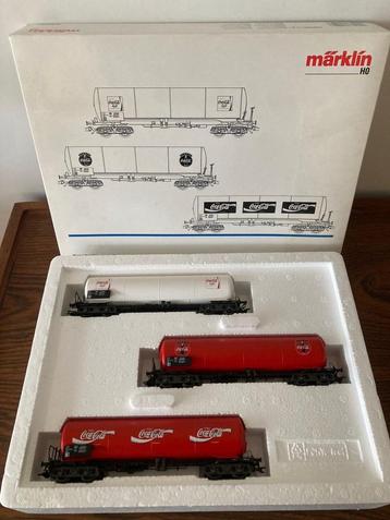 Marklin 84519 ho wagons Coca Cola nieuwstaat beschikbaar voor biedingen