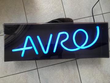 AVRO  lichtbak reclame  NEONlamp beschikbaar voor biedingen