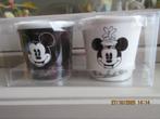 disney mickey en minnie kleine potjes, Ophalen of Verzenden, Overige figuren, Zo goed als nieuw, Beeldje of Figuurtje