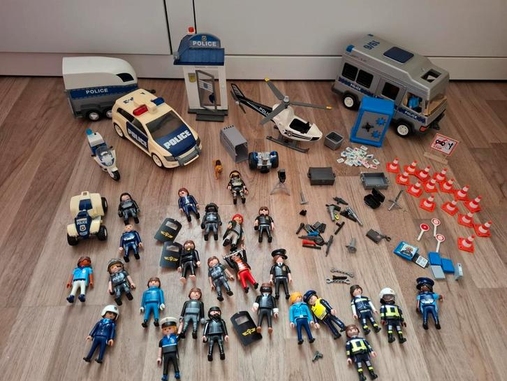 Playmobil Politie Mega Set!, Kinderen en Baby's, Speelgoed | Playmobil, Gebruikt, Complete set, Ophalen of Verzenden