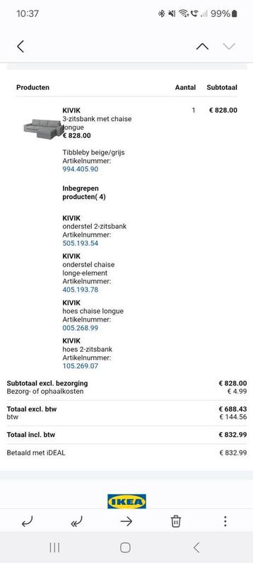 Gratis Grijze Hoekbank Kivik (Ikea) - Mancave/Logeerkamer - afbeelding 9