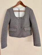 Naf Naf Ronde Hals Grijze Blazer Maat 36 - S, Naf naf, Ophalen of Verzenden, Zo goed als nieuw, Jasje