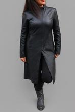 Mooie zwart leren jas,merk:Cigno Nero., Kleding | Dames, Ophalen of Verzenden, Zo goed als nieuw, Maat 38/40 (M), Zwart