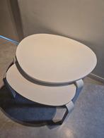 Bijzettafel set van twee, Huis en Inrichting, Tafels | Salontafels, Ophalen, Gebruikt, Minder dan 50 cm, 50 tot 100 cm