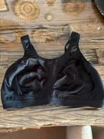 Hema zwarte sport BH medium support mt 80 D ZGAN, Kleding | Dames, Sportkleding, Ophalen of Verzenden, Zo goed als nieuw, Zwart