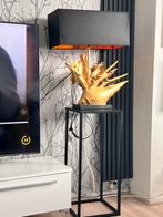 Gouden Ornament Vloerlamp, Ophalen of Verzenden, Zo goed als nieuw, Metaal, 100 tot 150 cm