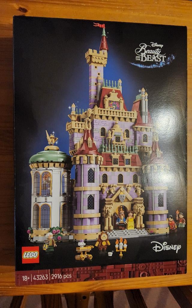 Lego lege doos van Beauty and the beast 43263., Ophalen, Zo goed als nieuw, Complete set, Lego