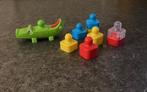 Fisher Price Stapeltoren Krokodil, Kinderen en Baby's, Speelgoed | Fisher-Price, Ophalen of Verzenden, Zo goed als nieuw, Speelset