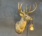 Wandlamp Hert XL in goud/brons 57,5 x 41,5 x 73, Ophalen, Nieuw