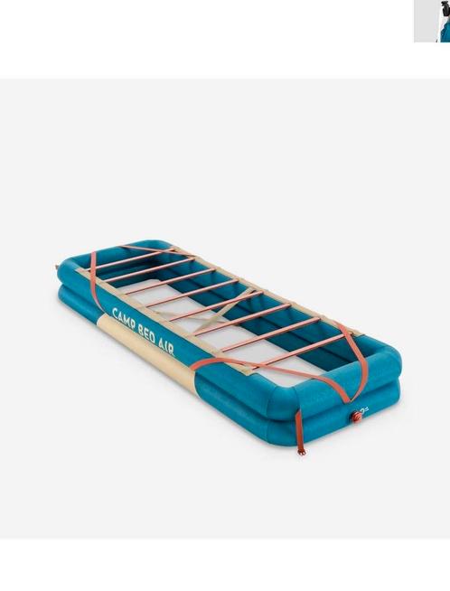 QUECHUA - Opblaasbaar veldbed voor kamperen Camp bed Air 70, Caravans en Kamperen, Luchtbedden, Zo goed als nieuw, Ophalen of Verzenden