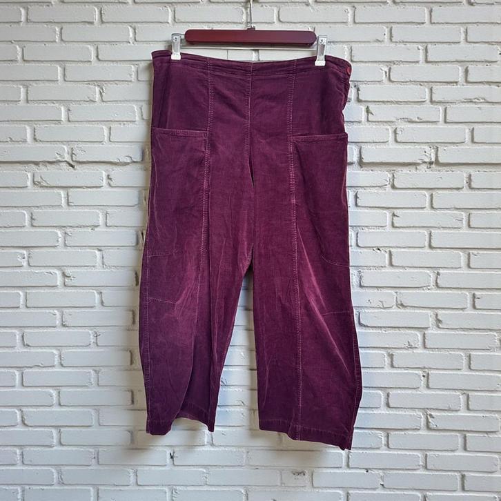 Oska Broek Maat 3 Paars Corduroy Wijde Broekspijpen, Kleding | Dames, Broeken en Pantalons, Zo goed als nieuw, Maat 46/48 (XL) of groter