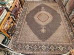 Vintage handgeknoopt perzisch tapijt tabriz 40raj 415x297, Huis en Inrichting, Stoffering | Tapijten en Kleden, Info@SlatsAntiek.nl