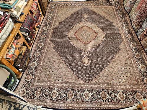 Vintage handgeknoopt perzisch tapijt tabriz 40raj 415x297, Huis en Inrichting, Stoffering | Tapijten en Kleden, Gebruikt, 200 cm of meer