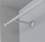 2x IKEA Skuggig witte gordijnroede 2 mtr. lang, Ophalen, Wit, 150 tot 200 cm, Nieuw