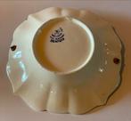 Antiek Maastrichts aardewerk mandje met bloemmotief Beatrix, Ophalen of Verzenden