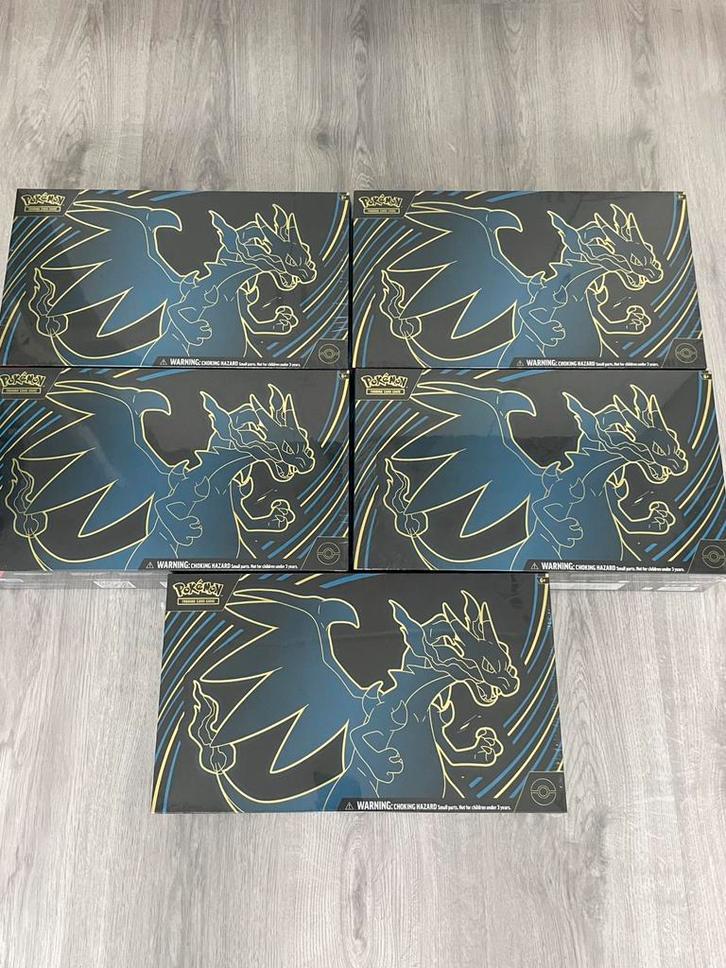 Mega Charizard X ex Ultra-Premium Collection Box Set, Hobby en Vrije tijd, Verzamelkaartspellen | Pokémon, Nieuw, Boosterbox, Foil