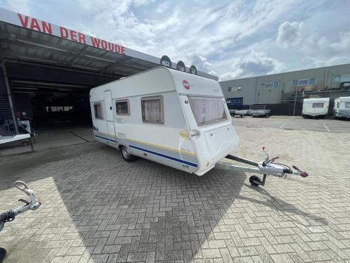 Bürstner Fun 435 TK 5 Pers. Nette tent, Caravans en Kamperen, Caravans, Bedrijf, 1000 - 1250 kg, Overige, Bürstner, Dwars-stapelbed