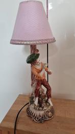 Kitsch (aardewerk/porselein)Bassano Lamp met Figuur, Ophalen, Overige materialen, Gebruikt, Kitsch