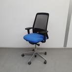 Interstuhl Every EV217 bureaustoel - blauwe stof en netweav, Niet ingevuld, Gebruikt, Niet ingevuld, Niet ingevuld