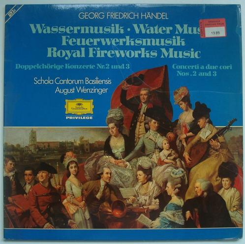 Händel - Wassermusik & Feuerwerksmusik, 2-lp uit 1962/66, Cd's en Dvd's, Vinyl | Klassiek, 12 inch, Ophalen
