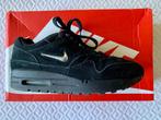 Nike Air Max 1 Jewel Triple Black (AA0512-001) maat 37.5, Zwart, Ophalen of Verzenden, Nike air max, Sneakers of Gympen
