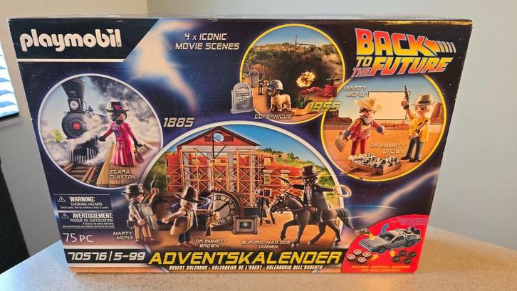 Playmobil 70576 BTTF Adventskalender nieuw in doos, Kinderen en Baby's, Speelgoed | Playmobil, Nieuw, Complete set, Ophalen of Verzenden