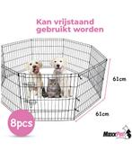Puppy ren Maxx Pet 8 panelen van 61 x 61 cm, Ophalen, Hondenkennel, 110 cm of meer, Minder dan 65 cm