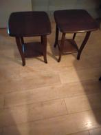 Bloemen bijzettafel, Huis en Inrichting, Tafels | Bijzettafels, Ophalen of Verzenden, Vierkant, 55 tot 75 cm, 45 tot 60 cm