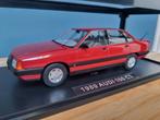 Uitverkoop! Audi 100 C3 1989 Rood 1:18 T9, Hobby en Vrije tijd, Modelauto's | 1:18, Overige merken, Auto, Nieuw, T9