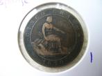 5 Centimos 1870 Spanje (nr 1), Postzegels en Munten, Munten | Europa | Niet-Euromunten, Ophalen of Verzenden, Losse munt, Overige landen