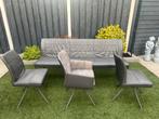 Dieter knoll Eetkamerset bibano bank , stoelen ,tafel, Huis en Inrichting, Complete eetkamers, Ophalen, Zo goed als nieuw
