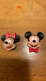 Mickey en Minnie koelkastmagneten, Ophalen of Verzenden, Mickey Mouse, Zo goed als nieuw, Beeldje of Figuurtje