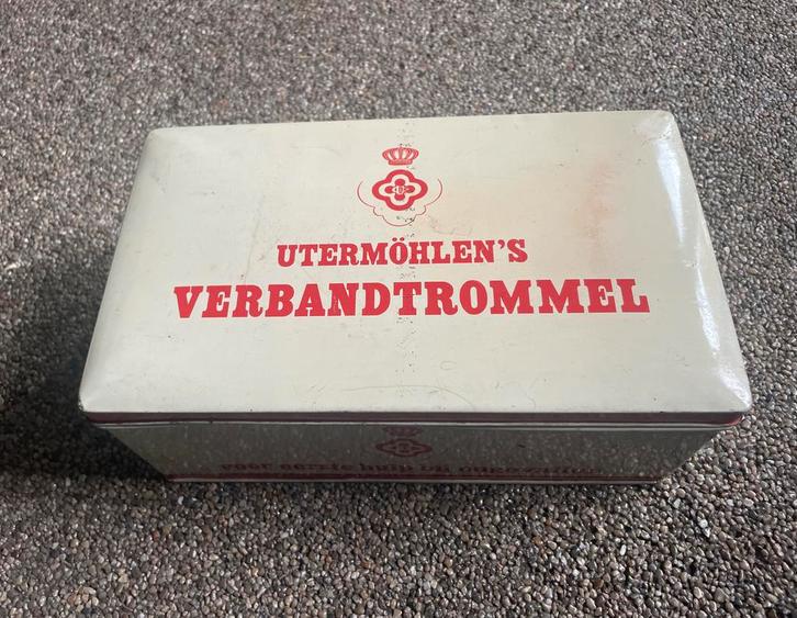 Vintage Utermöhlen's Verbandtrommel, Antiek en Kunst, Antiek | Overige Antiek, Ophalen of Verzenden