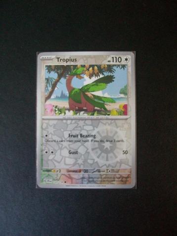 9723. Nieuwe Pokemon Kaart Holofoil TROPIUS HP 110 (123/159) beschikbaar voor biedingen