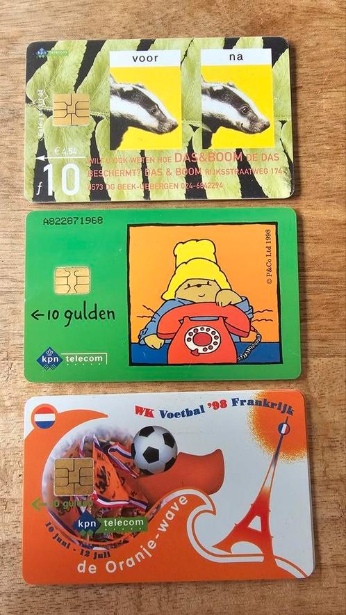 Unieke telefoonkaarten: Paddington, Oranje, Das & Boom, Verzamelen, Telefoonkaarten, Nederland, Ophalen of Verzenden