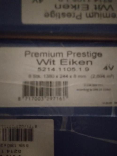 Mooie wit eiken laminaat te koop. Is nieuw., Doe-het-zelf en Verbouw, Hout en Planken, Zo goed als nieuw, Plank, Eiken, Minder dan 200 cm