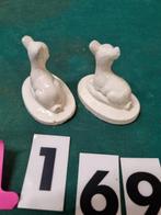 beeldjes herten wit 2x [b169], Diversen, Kerst, Ophalen of Verzenden, 'T Olde Gre-j, Info@toldegrej.nl, Endepoelstraat 20f Didam